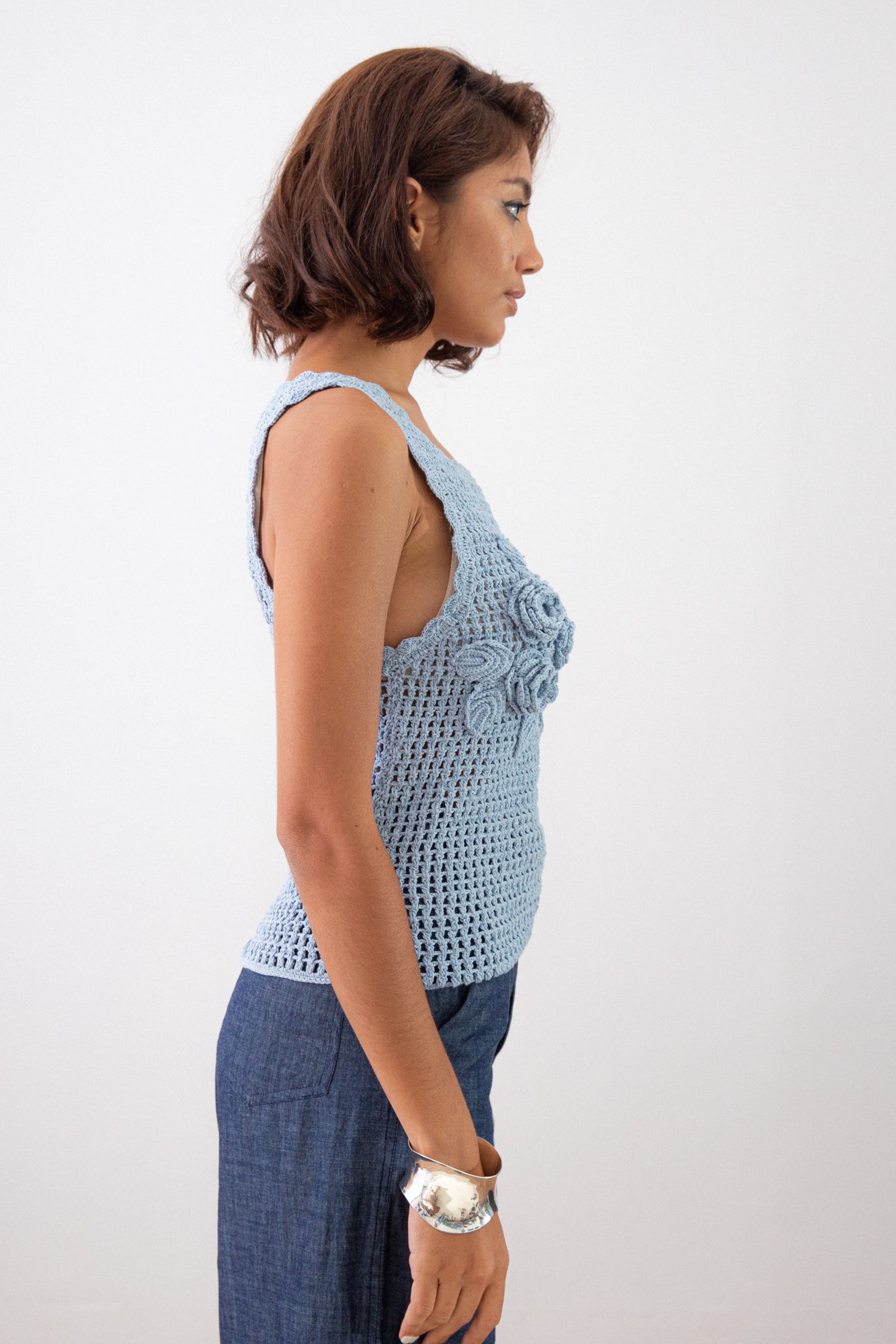 RAY OF SUN CROCHET TANK TOP