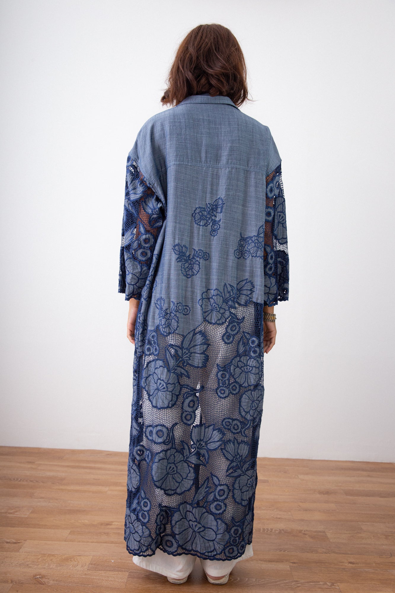 PAINTED LOVE OVERSIZED COAT - One of a kind