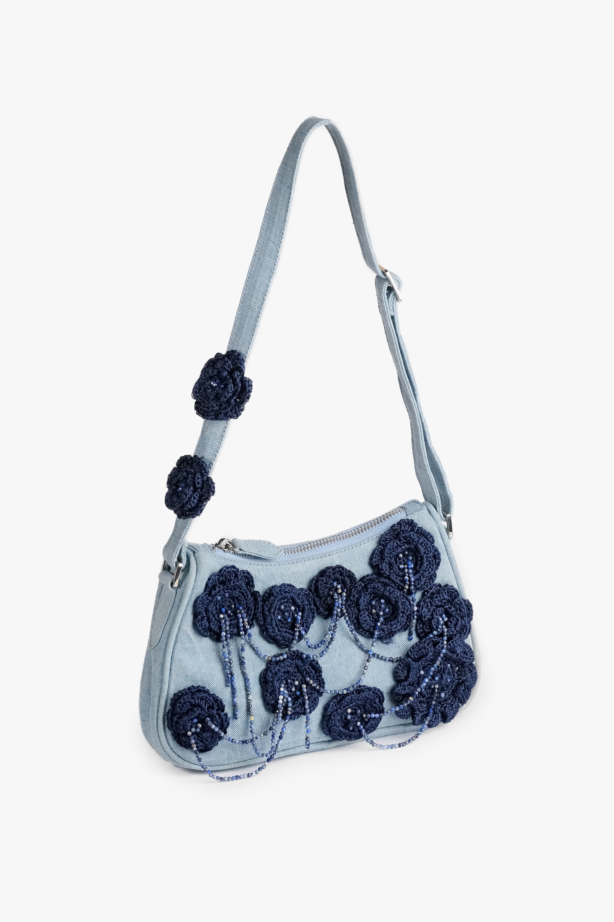 WANDA rose crochet bag