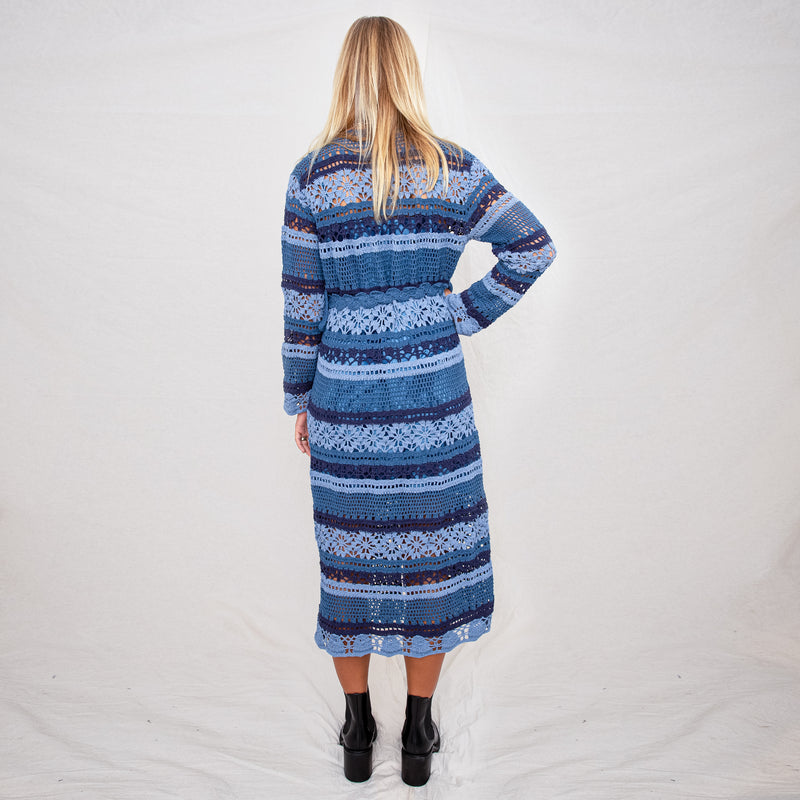 LONELY NIGHTS - Long Crochet Dress