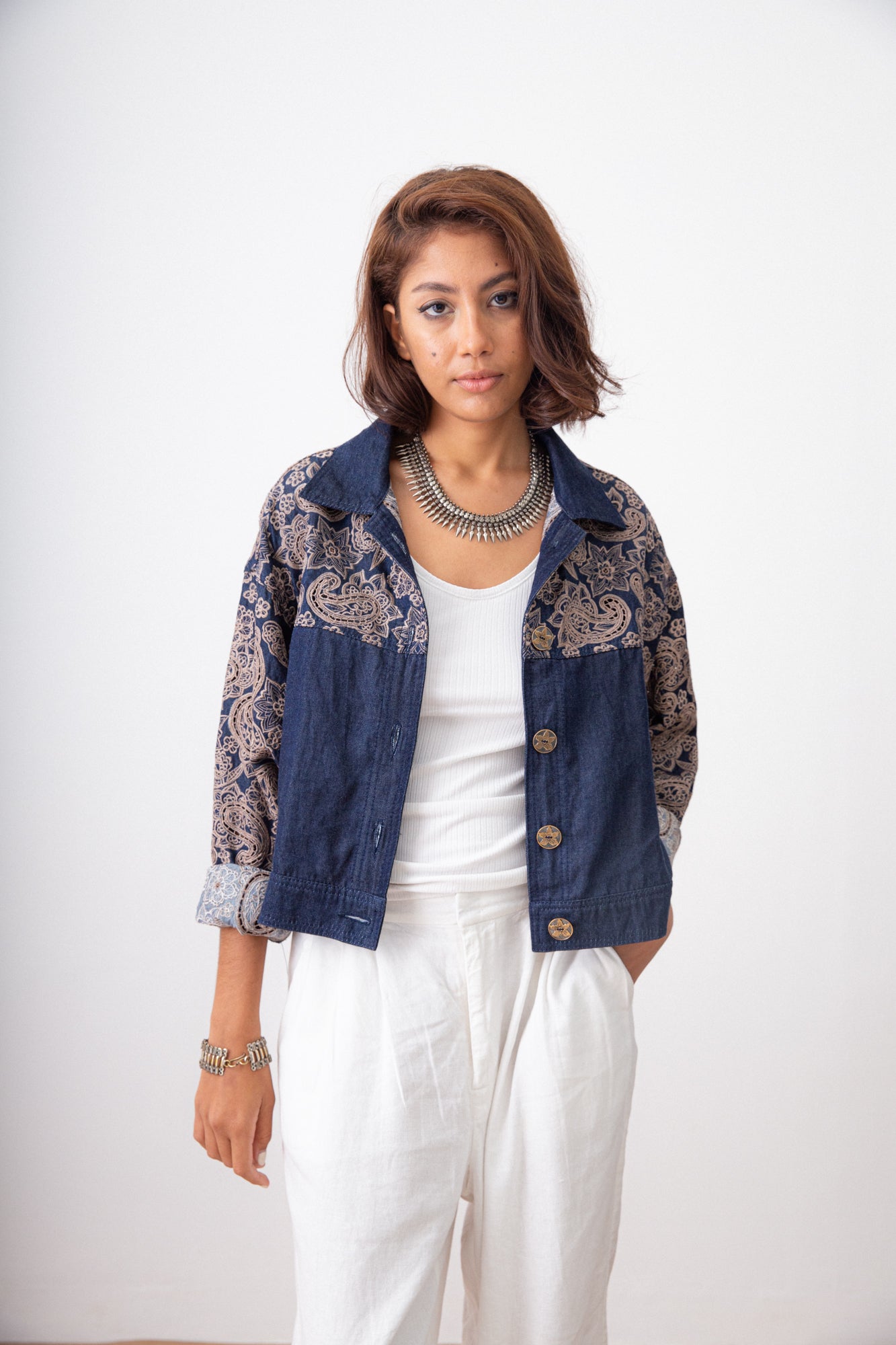 HITCH HIKE OVERSIZED DENIM JACKET